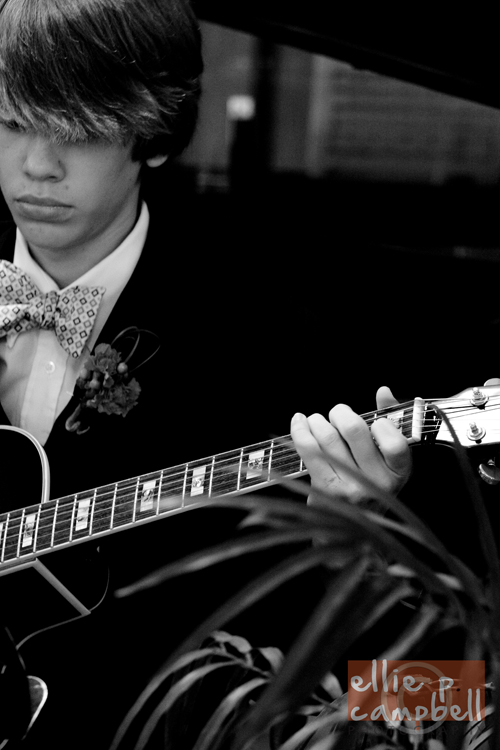 Stevie playing guitar Stevie playing guitar