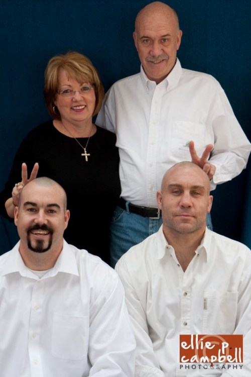 Marcia and Richard with their sons Marcia and Richard with their sons