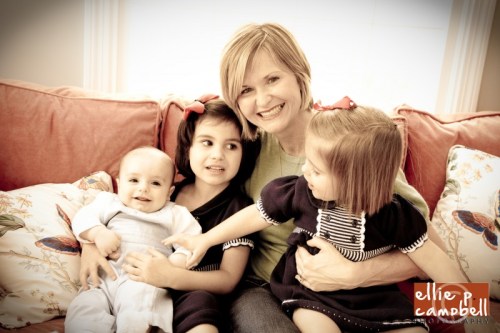Cassie with her little ones