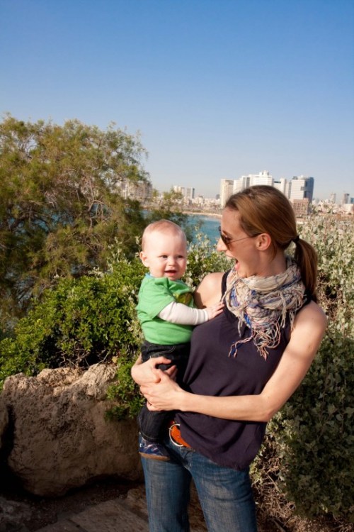 Dana and E in Yafo Dana and E in Yafo