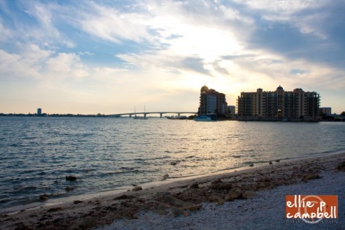 sunset over the bay sunset over the bay