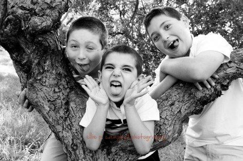 Ian, Mykal, and Noah