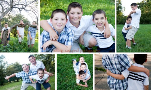 Mykal, Ian, and Noah