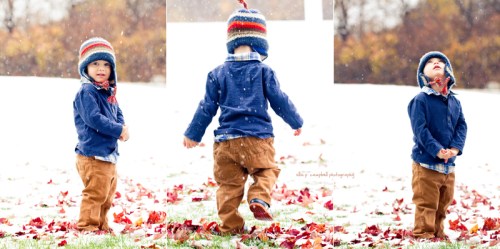 E in the snow E in the snow